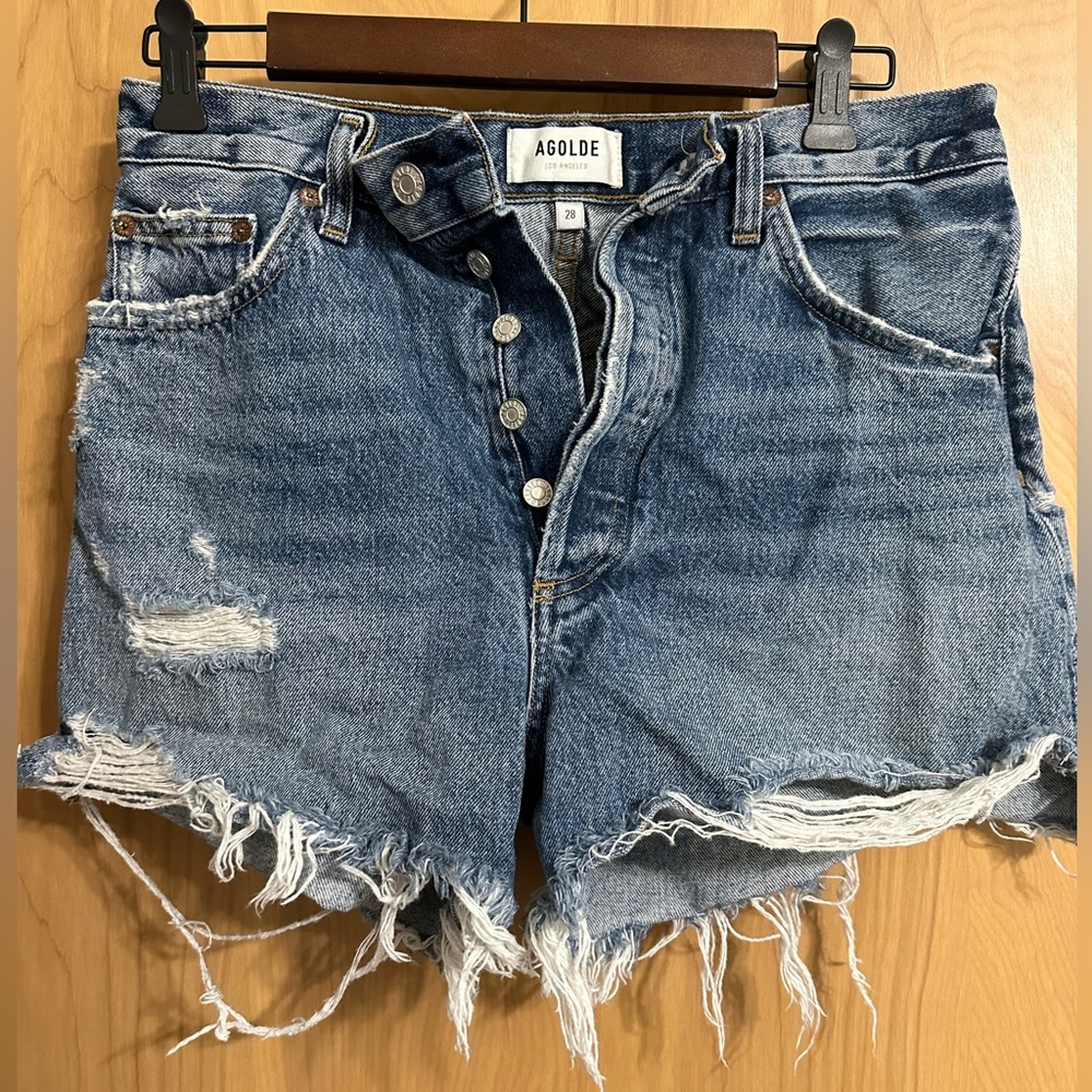 Agolde jean shorts